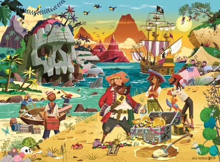 Ravensburger puslespil pirat-eventyr XXL