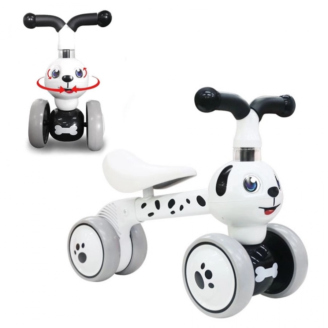 ECOTOYS Løbecykel Hund hvid