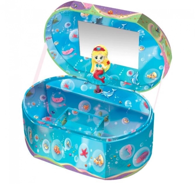 Oval musikbox Pecoware - Havfrue