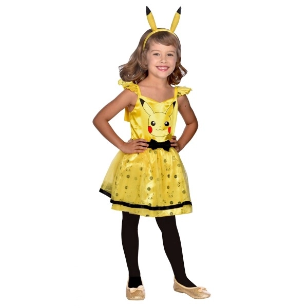 Børnekostume Pikachu Kjole 10-12 år