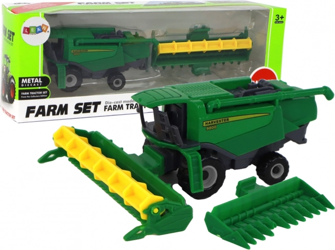 Grøn landbrugshøster – lommeformat plastmodel
