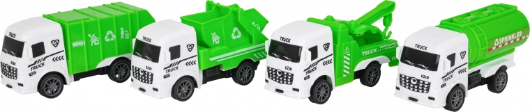 Fire bykøretøjer i ét sæt