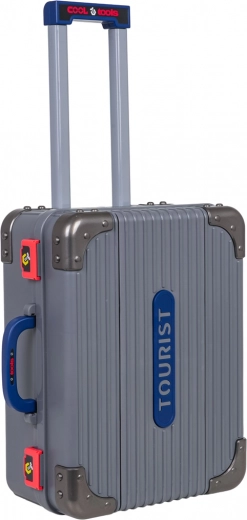 3-i-1: bænk, kuffert og rullesæt