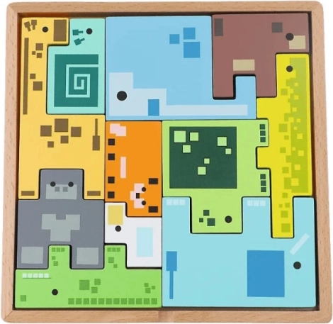 TREFL træpuslespil – hjernespil Pixel Gang