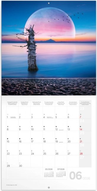 Notatkalender Månen 2026