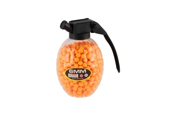 Kugler til pistol 800 stk 6mm gummi 10cm i granat 3 farver
