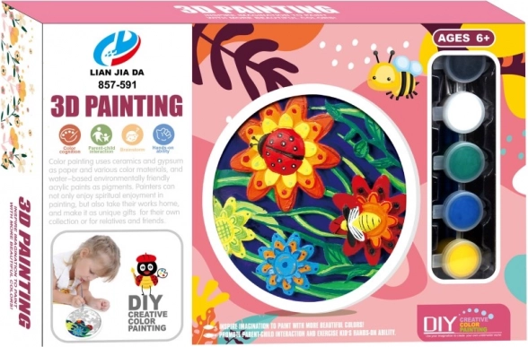 Sæt til 3D-maling af blomster