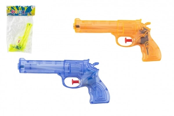 Vandpistol plastik 17cm 3 farver i pose