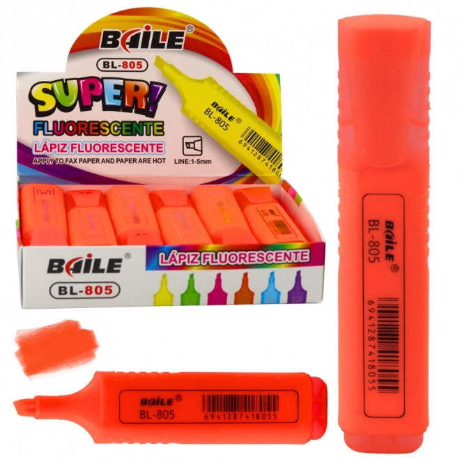 Neonorange overstregningstusch