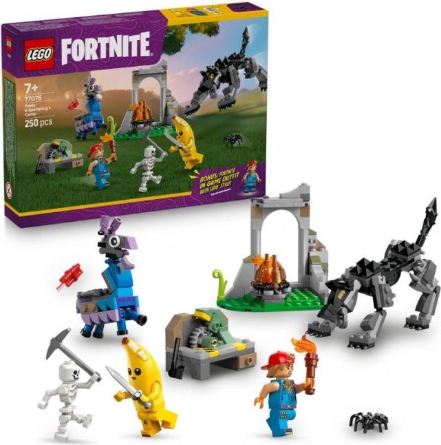 LEGO Fortnite Peely og Sparkplug Lejrplads