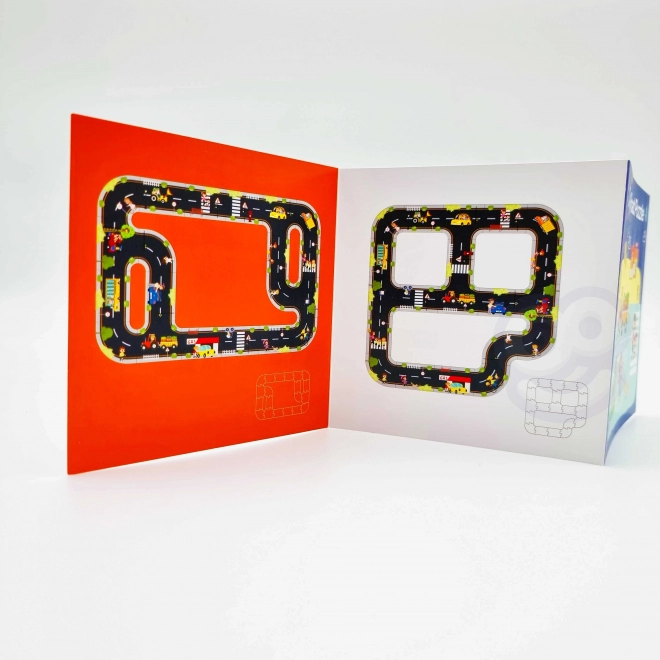 Woopie Green bypuzzle til børn - Racerbane