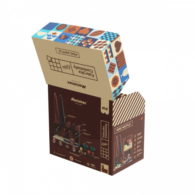 Byggesæt Mini Vaffel - Wedel Chokoladefabrik, 230 stykker