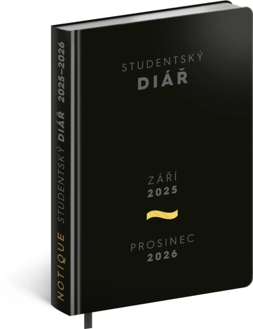 Studenterkalender Academia sort 2025-2026