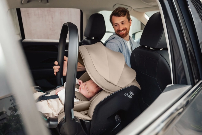 Barnevogn Smile 5Z med dyb klapvogn og autostol Baby-Safe Pro Style, Støvet Rose