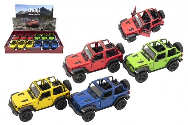 Metalmodel Jeep Wrangler 2018 med åbent tag