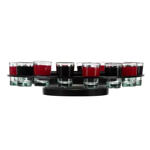 Party roulette + glas