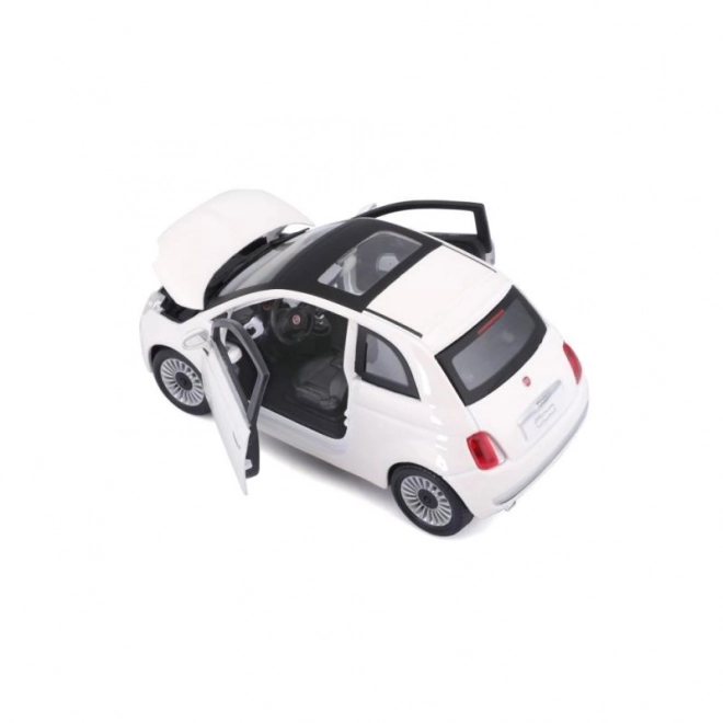Bburago 1:24 Fiat 500 (2007) Hvid