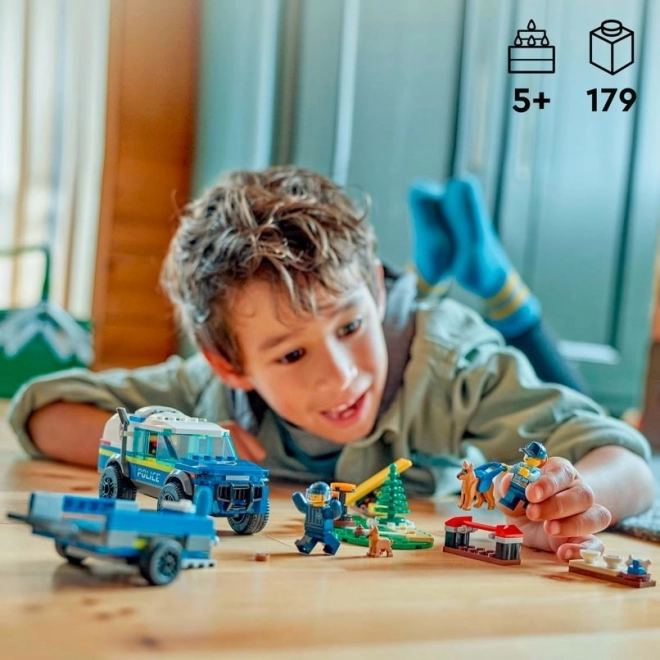 LEGO® City 60369 Mobil træningsbane for politihunde