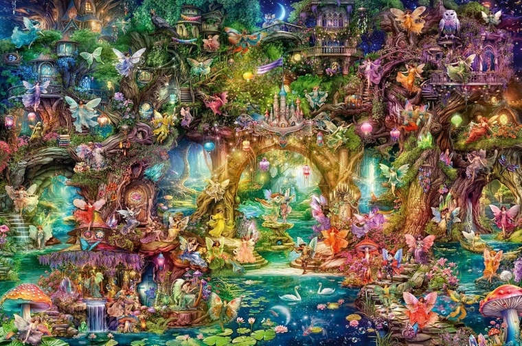Puzzle Fantasy Verden 4000 brikker