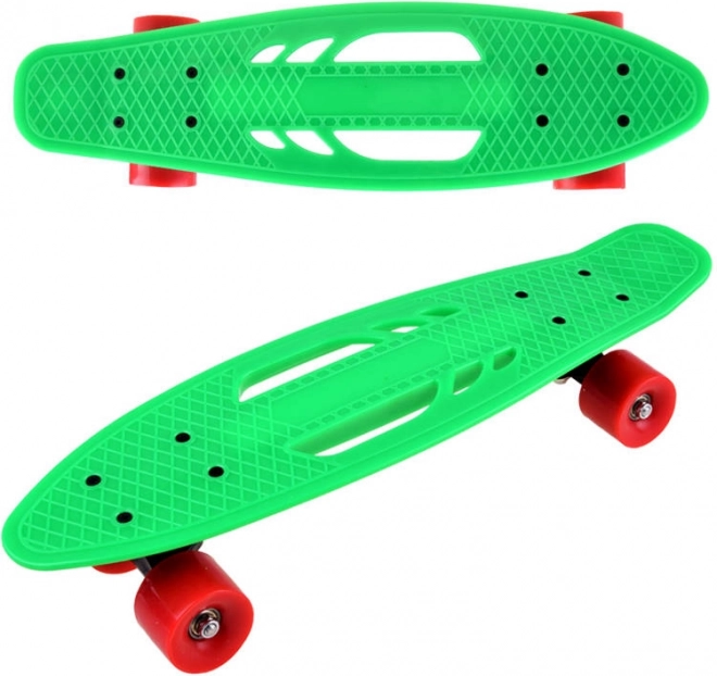 Børne-penny skateboard med bæregreb op til 50 kg – Grøn