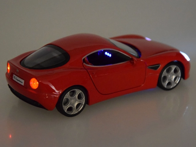 Metalmodelbil Alfa Romeo 8C Competizione skala 1:32