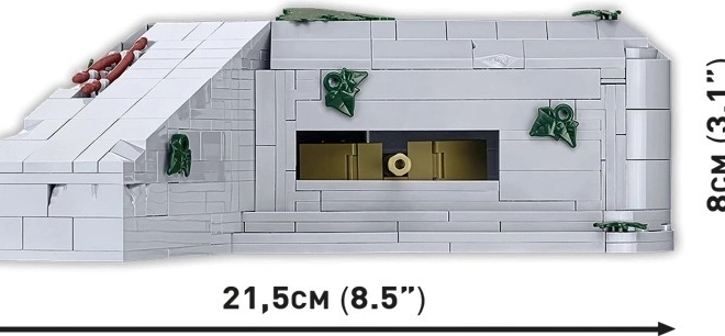 Bunker Regelbau 667 fra COBI-klodser