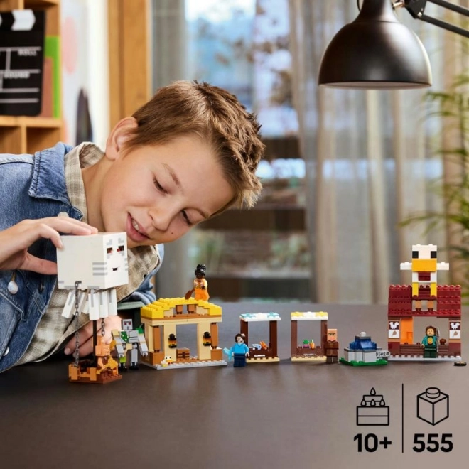 LEGO Minecraft 21273 Angreb af ghastballonen på landsbyen