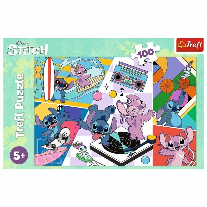 Puslespil 100 brikker Lilo og Stitch Disney Trefl