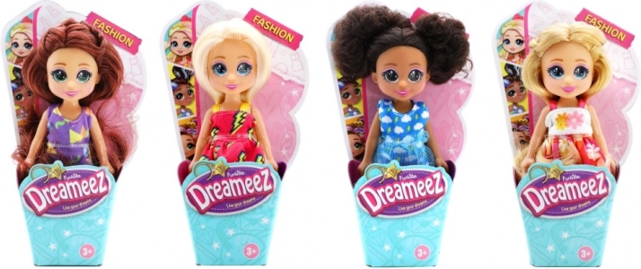 mini dukke DREAMEEZ i kræmmerhus 12 cm