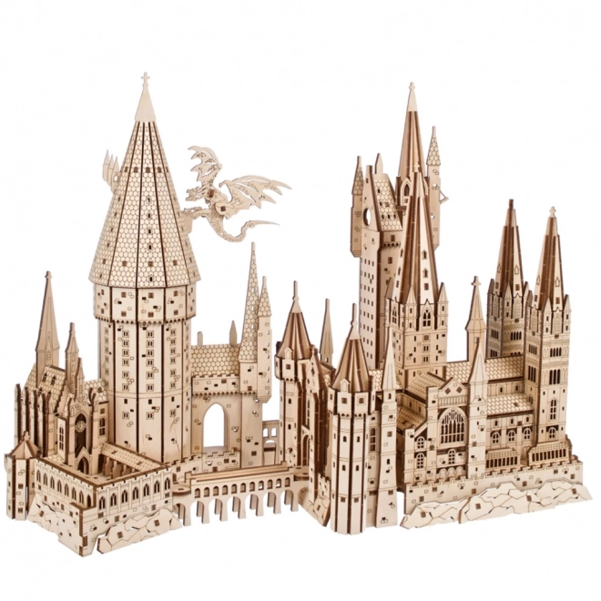 Ugears 3D træmekanisk puslespil Hogwarts Slot, Harry Potter