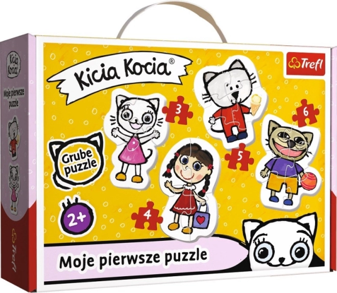 Mit første puslespil KICIA KOCIA TREFL Baby 2+