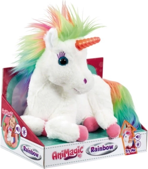 Interaktiv maskot Animagic Rainbow My Glowing Unicorn