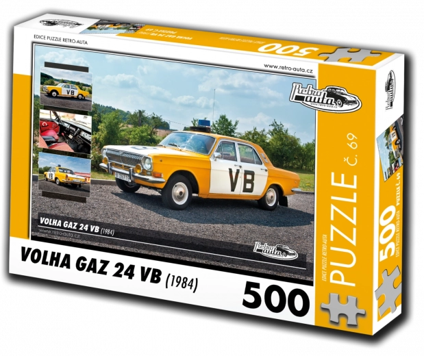 Puslespil RETRO-AUTA Volga GAZ 24 VB (1984) – 500 brikker