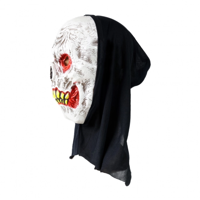 Skeletmaske med tørklæde