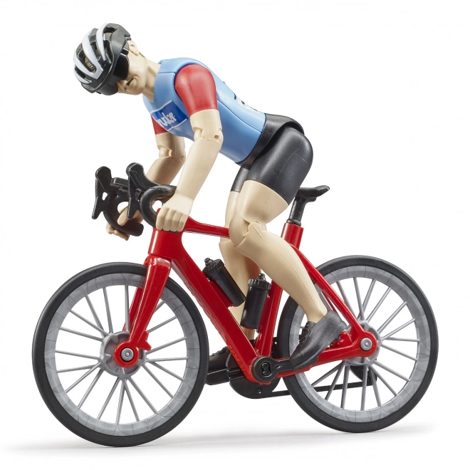 Bruder Vejcykel med cykelrytterfigur