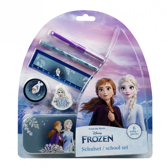 Skolesæt med Frozen motiv