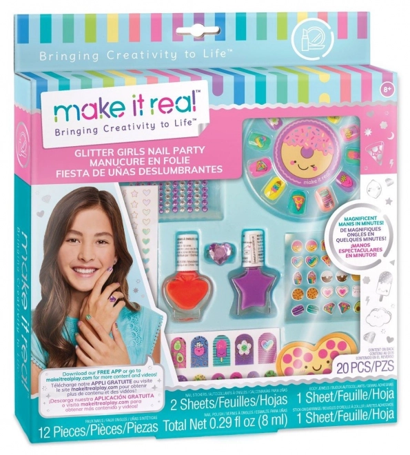 Neglelak med dekoration