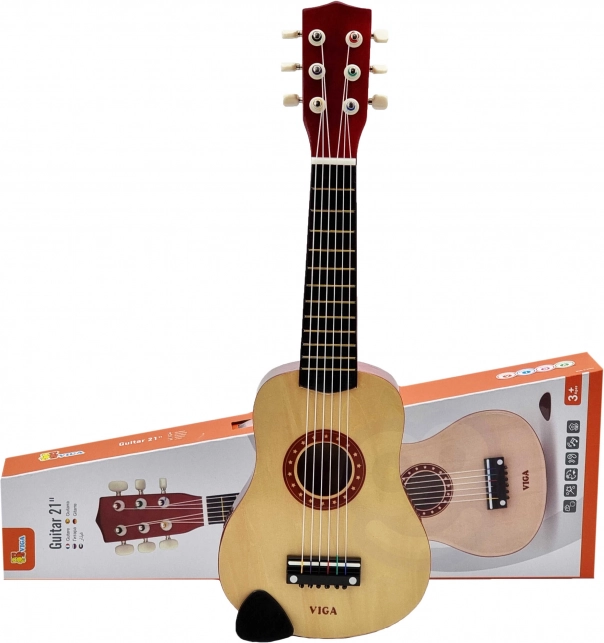 Træbørneguitar 21″ med 6 strenge VIGA