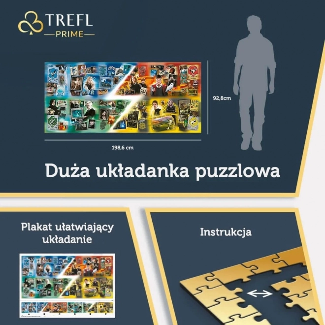 TREFL Puslespil UFT Harry Potter: Hogwarts-kollegier 9000 brikker