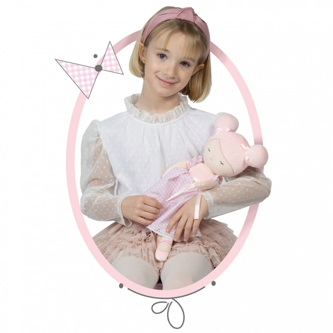 DeCuevas 20046 Plysbamsedukke NIZA - 36 cm med vugge