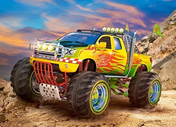 Puslespil 260 brikker Monster Truck