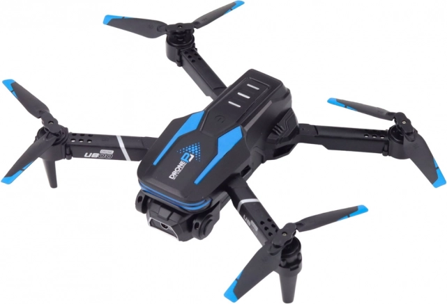 Drone med kamera LU800 LED lys blå