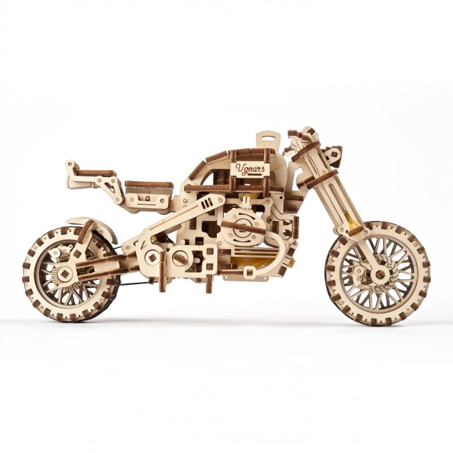 Ugears 3D puslespil Motorcykel med sidevogn 380 stykker