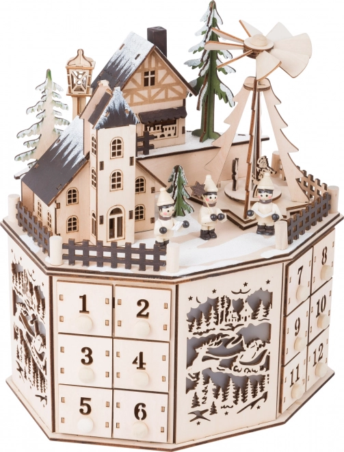 Adventskalender med julepyramide Small Foot