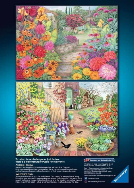 RAVENSBURGER Puslespil Vidunderlige haver 4x500 brikker