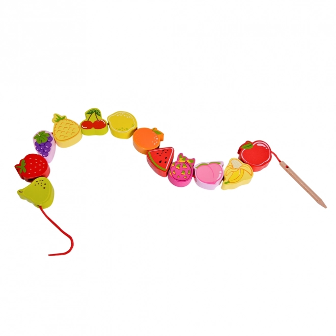 Træperler med frugt