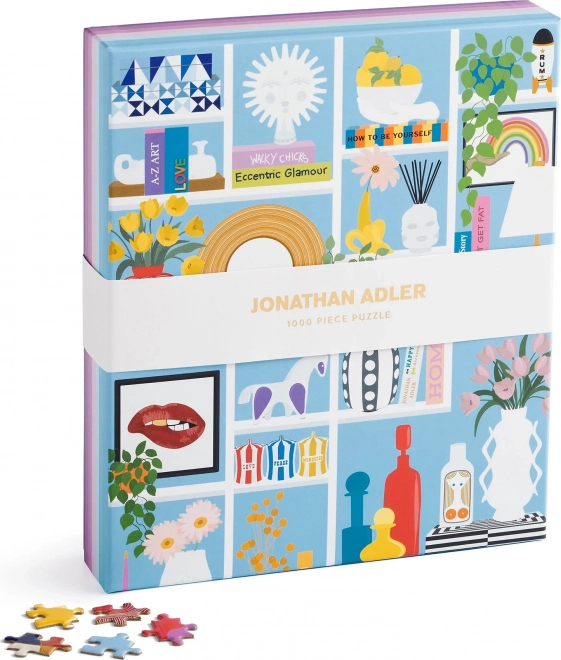 GALISON Puslespil Jonathan Adler - Shelfie 1000 brikker
