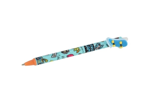 Viskelæder/pen gummi Street spil 15 cm plast 6 slags 36 stk i boks