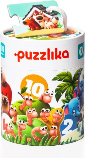 Puzzlika venner – mit første talpuslespil 1–10, 20 brikker