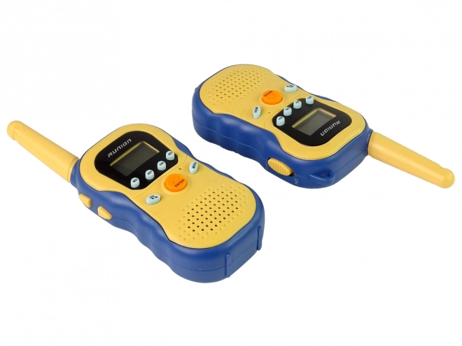 Kortbølge Walkie-talkies til børn gule 2 stk.